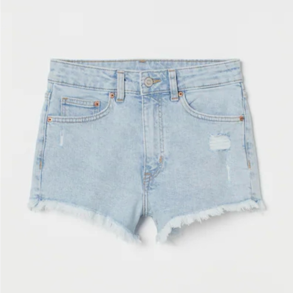 Divided H&M bleached cutoffs 2